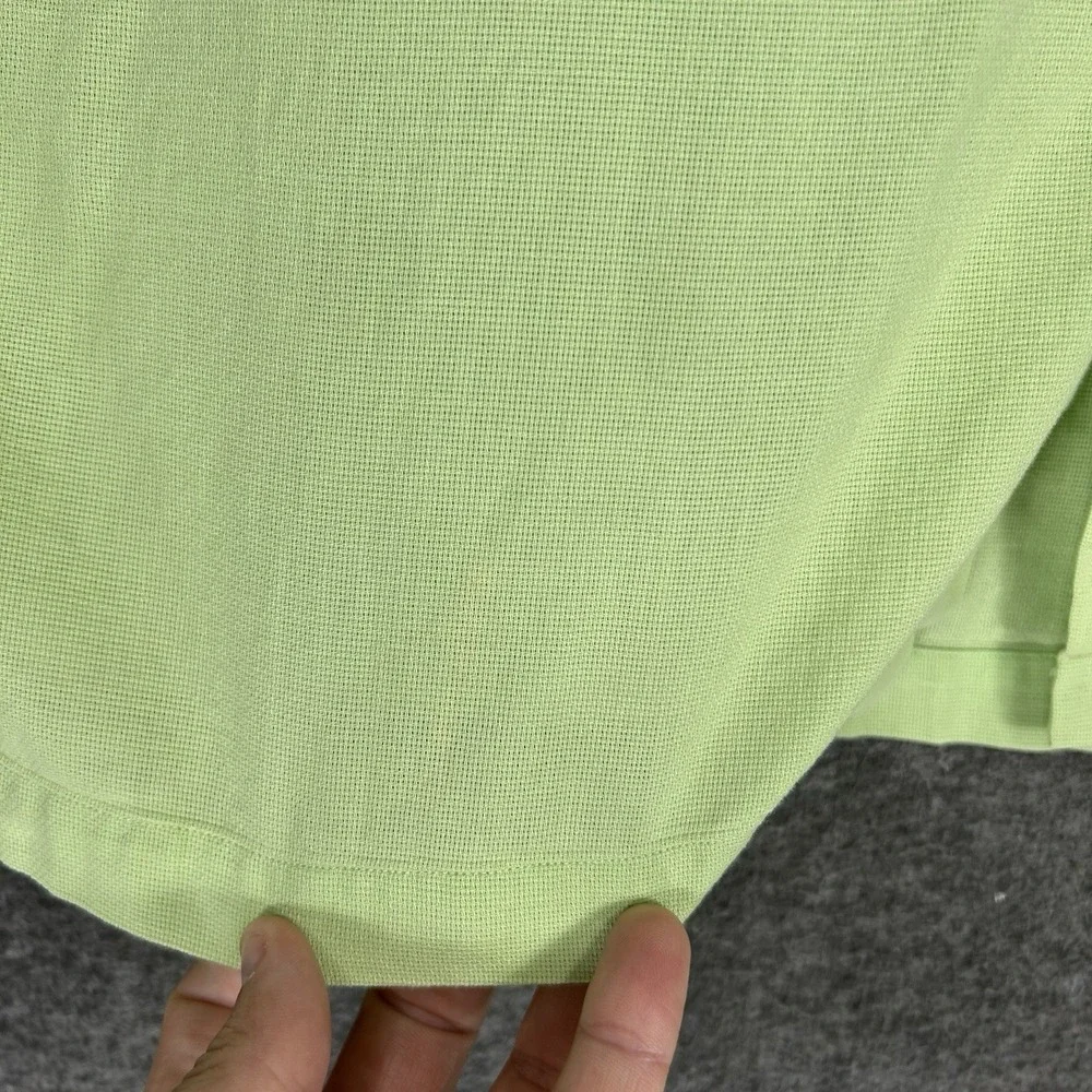 Vintage Polo Ralph Lauren Caldwell Shirt Mens XL Green Camp Loop Collar Cotton